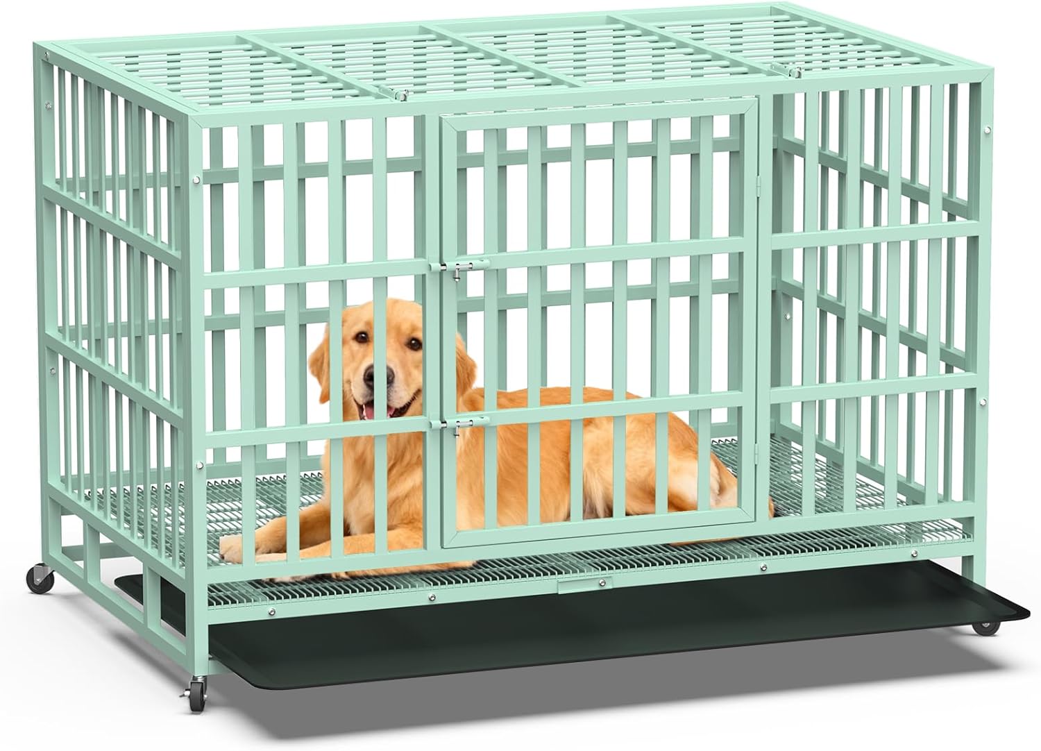 Heavy Duty Indestructible Dog Crate for Large Dogs and XL Breeds