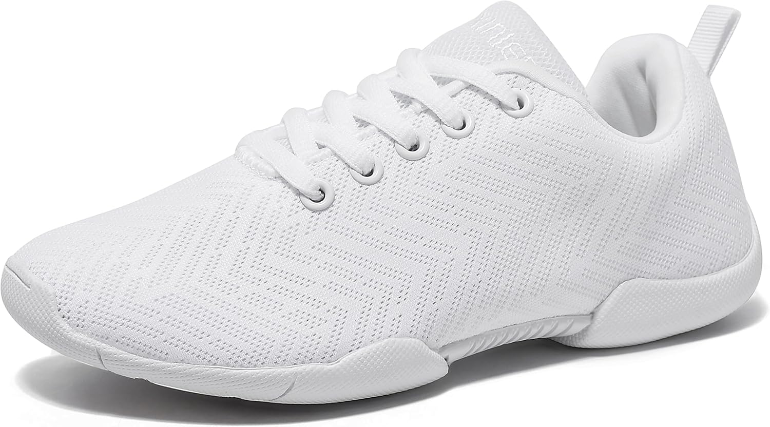 BAXINIER Girls White Cheerleading Shoes for Competition and Training