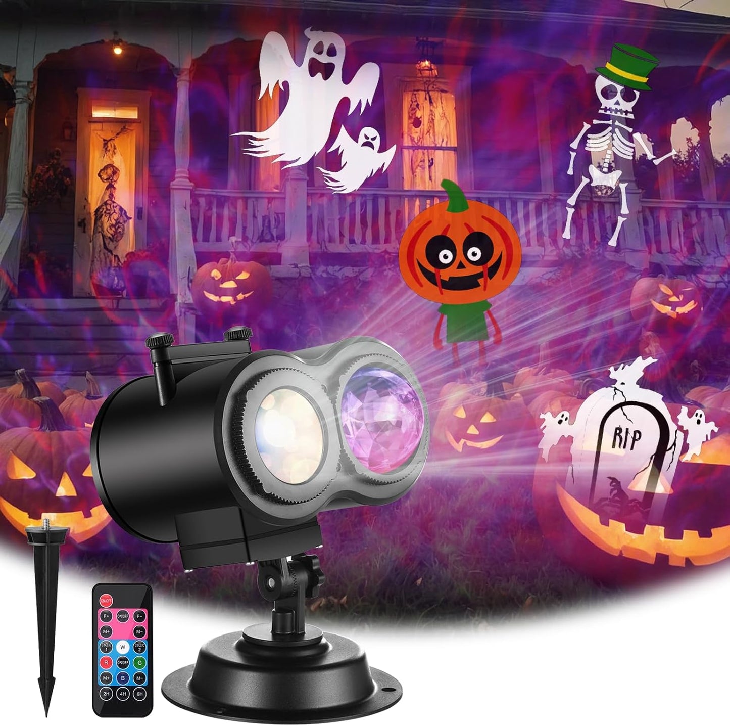 Halloween Christmas Projector Lights Outdoor for Festive Fun