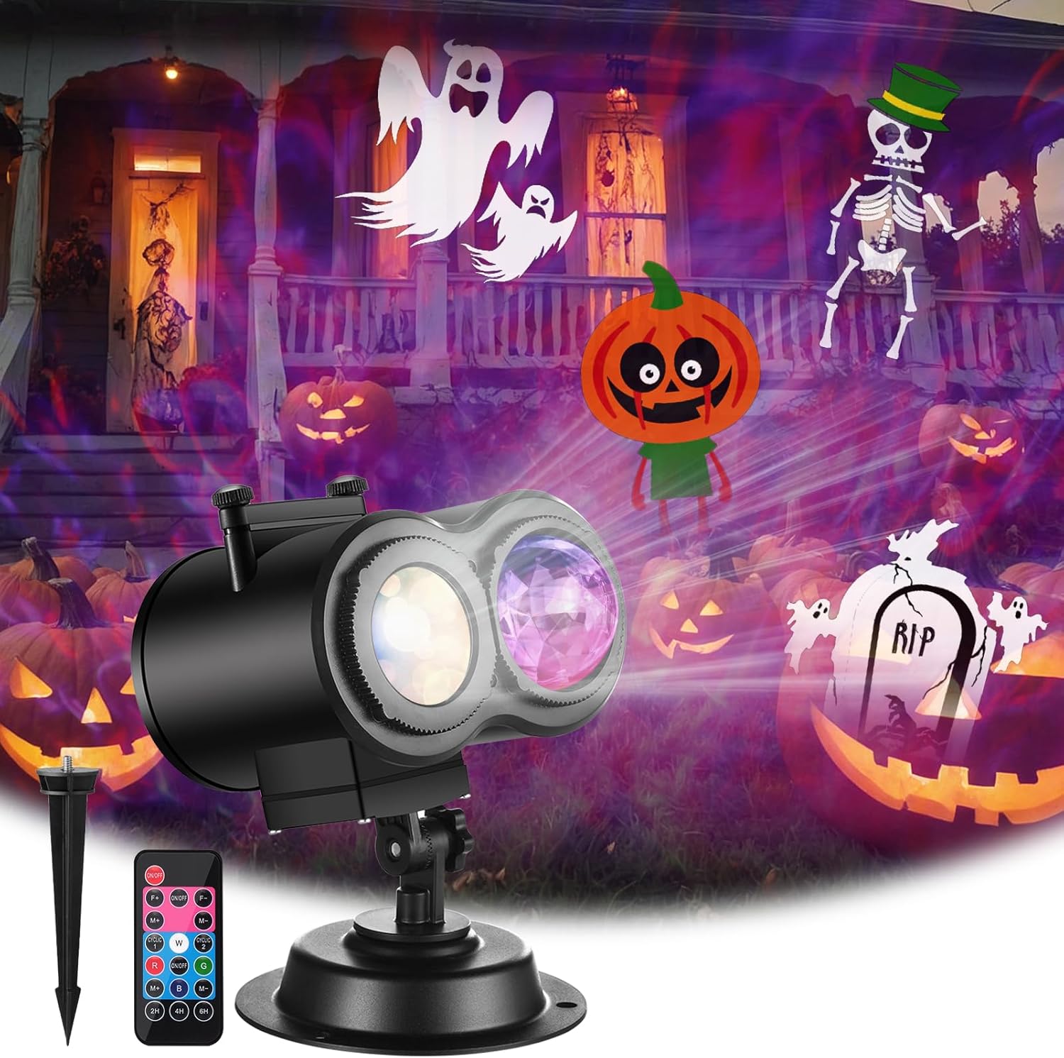 Halloween Christmas Projector Lights Outdoor for Festive Fun