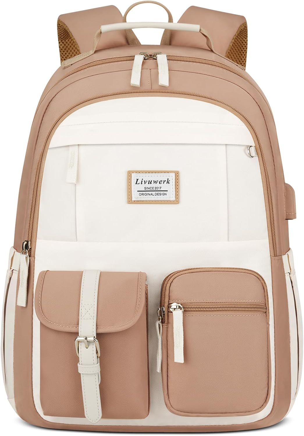 Cute Laptop Backpack for Teen Girls with USB Charging Port
