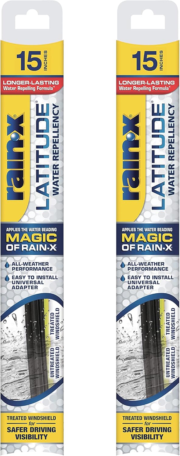 Rain-X 810201 Latitude 2-In-1 Water Repellent Wiper Blades