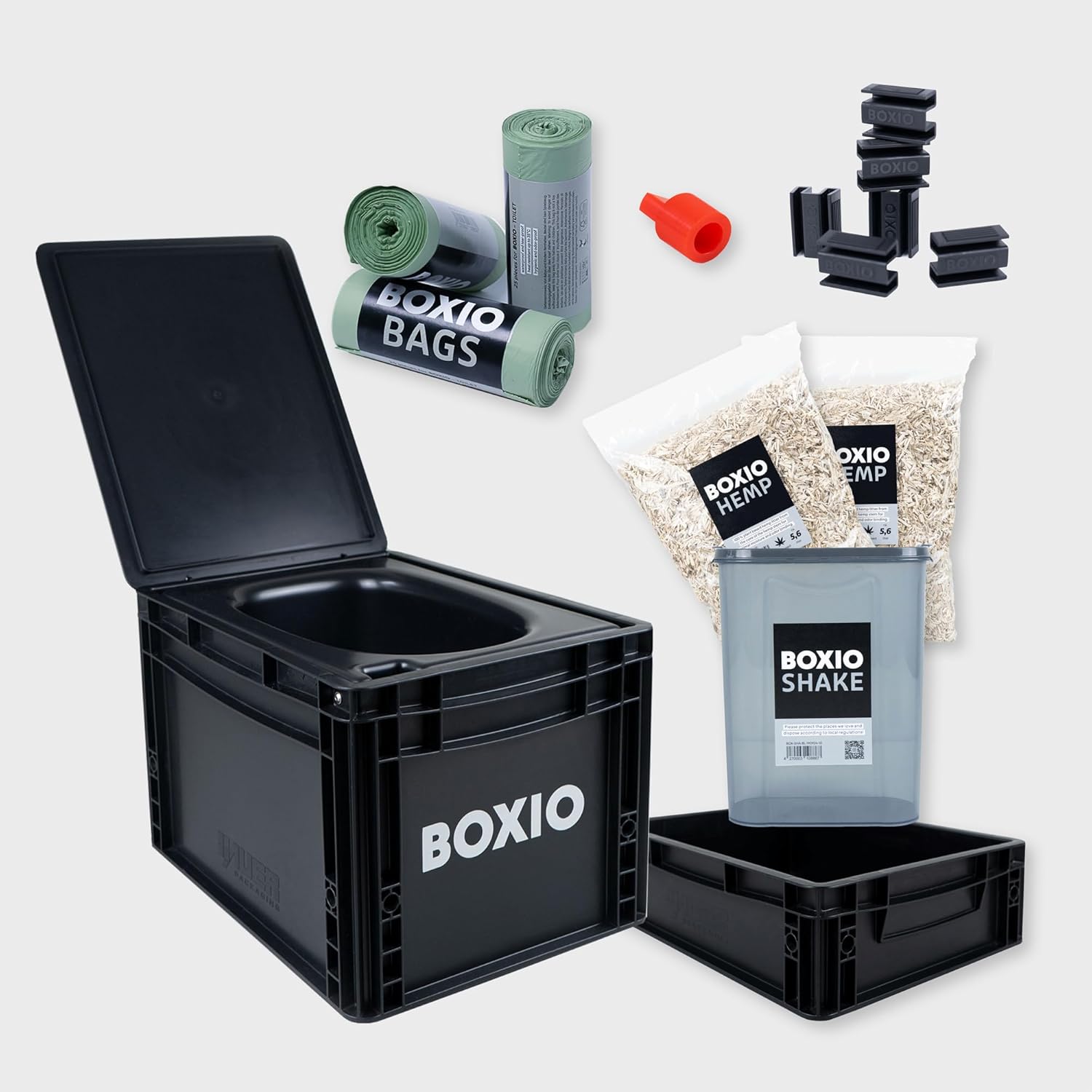 BOXIO Portable Camping Toilet - Compact & Convenient!