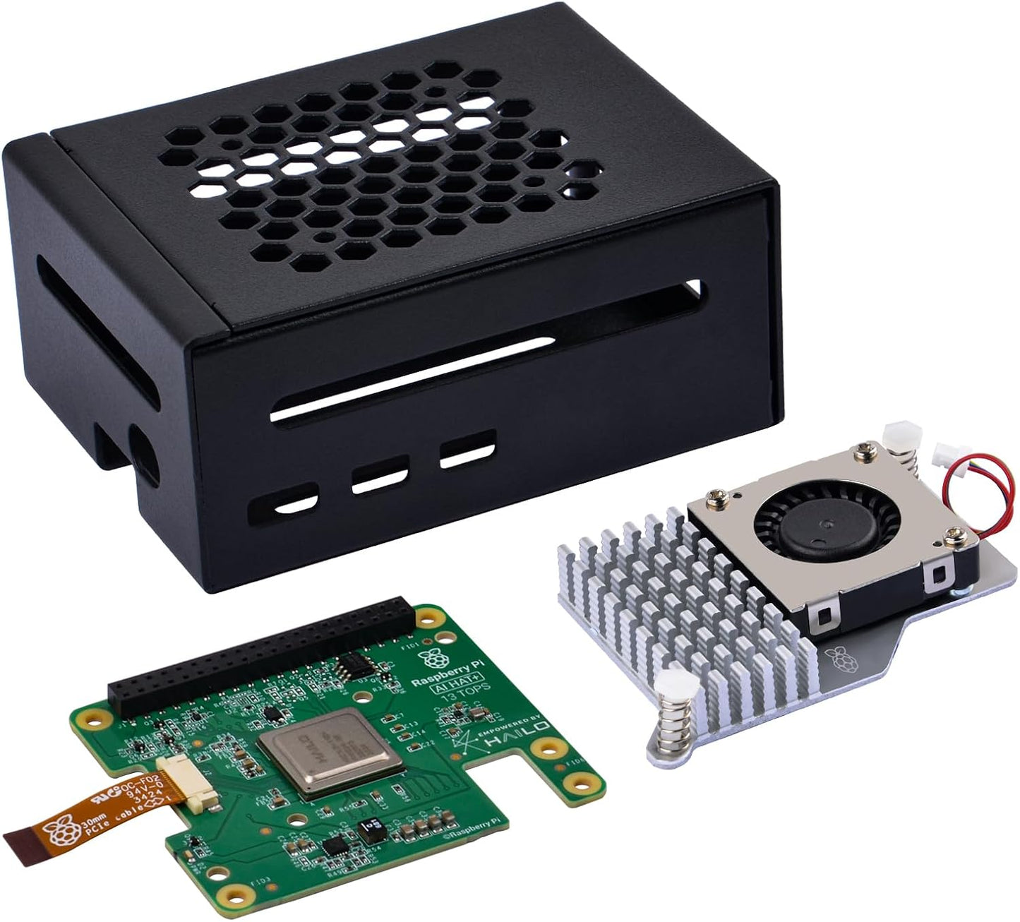 GeeekPi AI HAT+ with Hailo Accelerator for Raspberry Pi 5