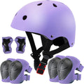 Color Gradient Adjustable Kids Bike Helmet for Safety and Fun