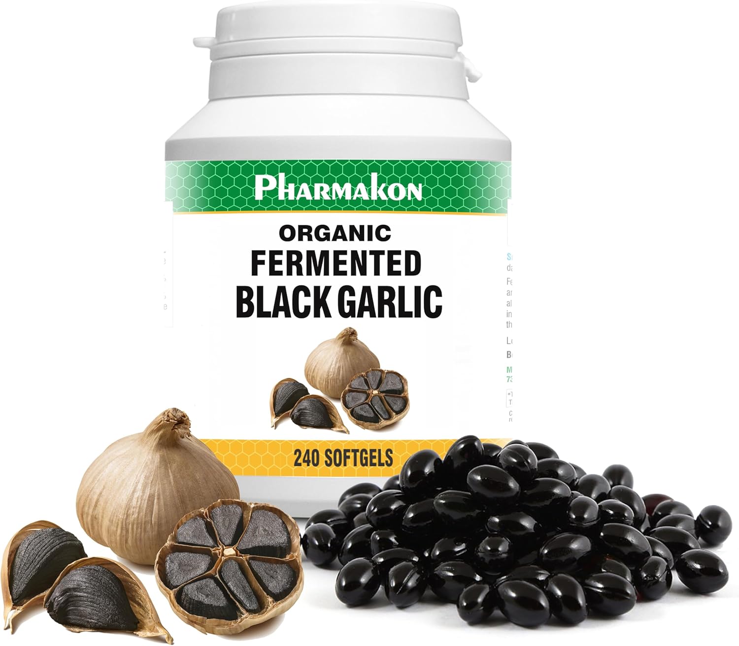 Organic Aged Black Garlic Soft Capsules for Natural Wellness
