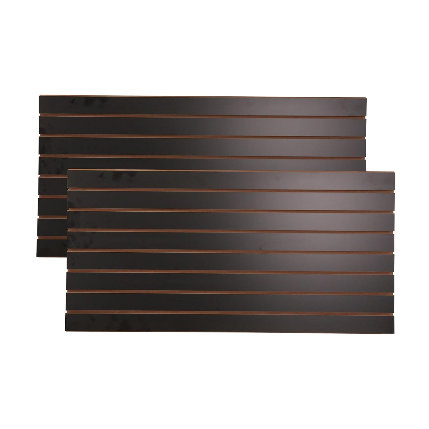 SSWBasics Horizontal Black Slatwall Panels for Craft Storage
