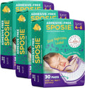 Sposie Overnight Diaper Booster Pads - Stops Nighttime Leaks