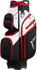 UNIHIMAL Golf Cart Bag - 15 Way Organizer with Rain Cover