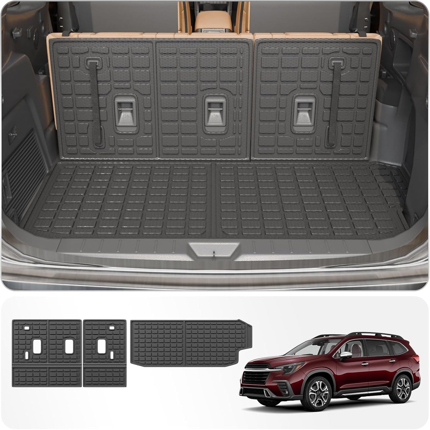 Cargo Mat for 2019-2025 Subaru Ascent - Durable Trunk Liner