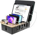 Metal Charging Station for Multiple Devices - Sleek Desk Organizer