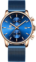 GOLDEN HOUR Mens Watch Fashion Sleek Minimalist Quartz Analog