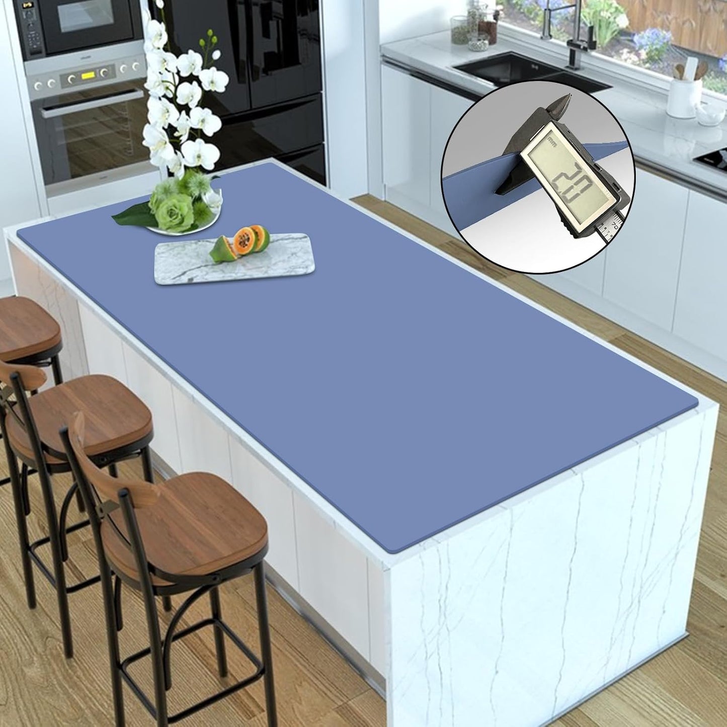 Ultibe Silicone Mats for Kitchen Counter - Heat Resistant