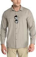 UPF 50+ UV Sun Protection Hiking Shirt Long Sleeve - Quick Dry Comfort