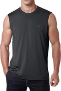 EZRUN Men's Quick Dry Workout Sleeveless Tank Top - Lightweight