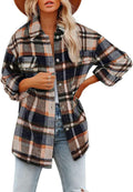 Beaully Womens Flannel Plaid Shacket 2025 Fall Outfits - Cozy Layering