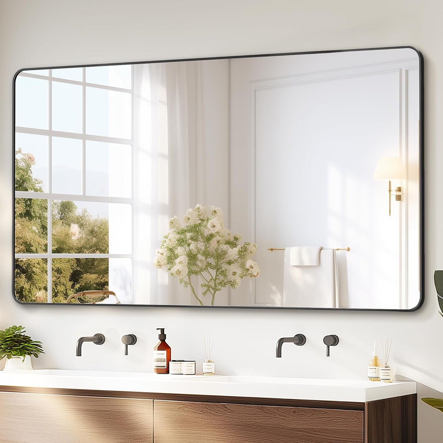 Delma Bathroom Vanity Mirror with High-Definition Clarity