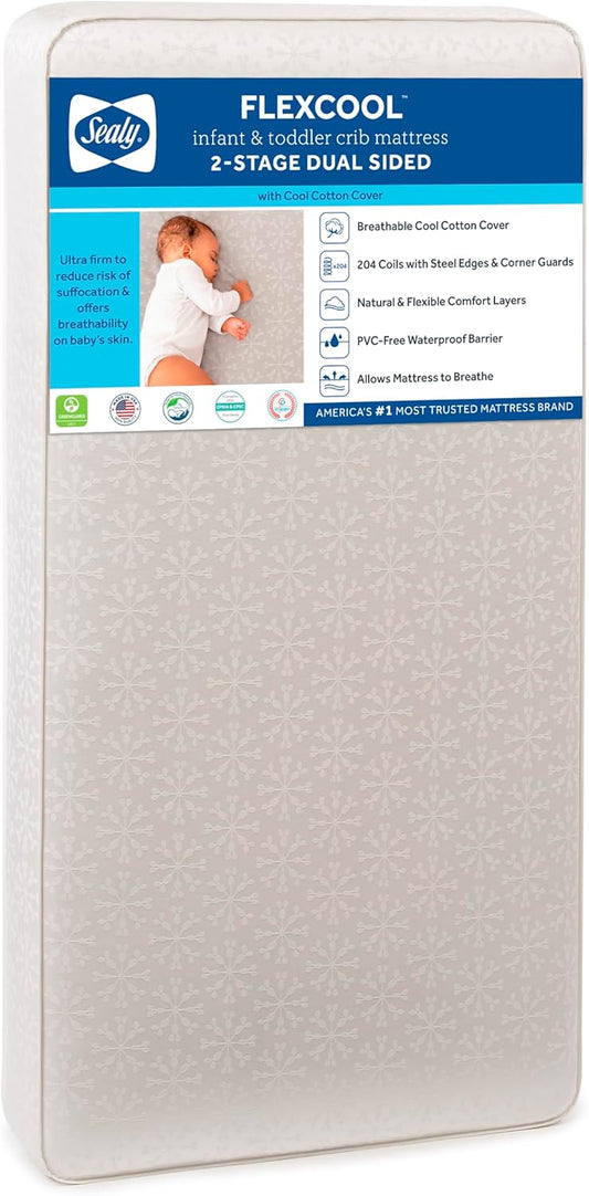Sealy Baby Flex Cool 2 Stage Breathable Crib Mattress Review