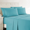 Clara Clark King Sheets 6 Piece Set - Hotel Luxury Teal