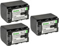 Kastar BN-VG121 3300mAh Battery 3-Pack Replacement for JVC Cameras