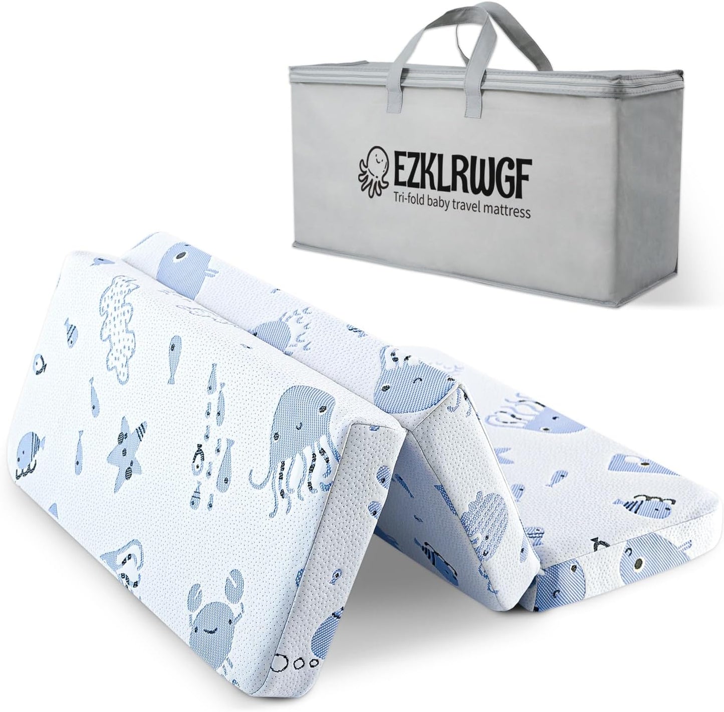 Trifold Pack and Play Mattress for Comfortable Baby Sleep