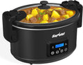 Sunvivi 8.5 Quart Programmable Slow Cooker - Large Family Multi-Cooker