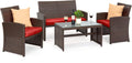 Best Choice Products 4-Piece Outdoor Wicker Patio Set Review