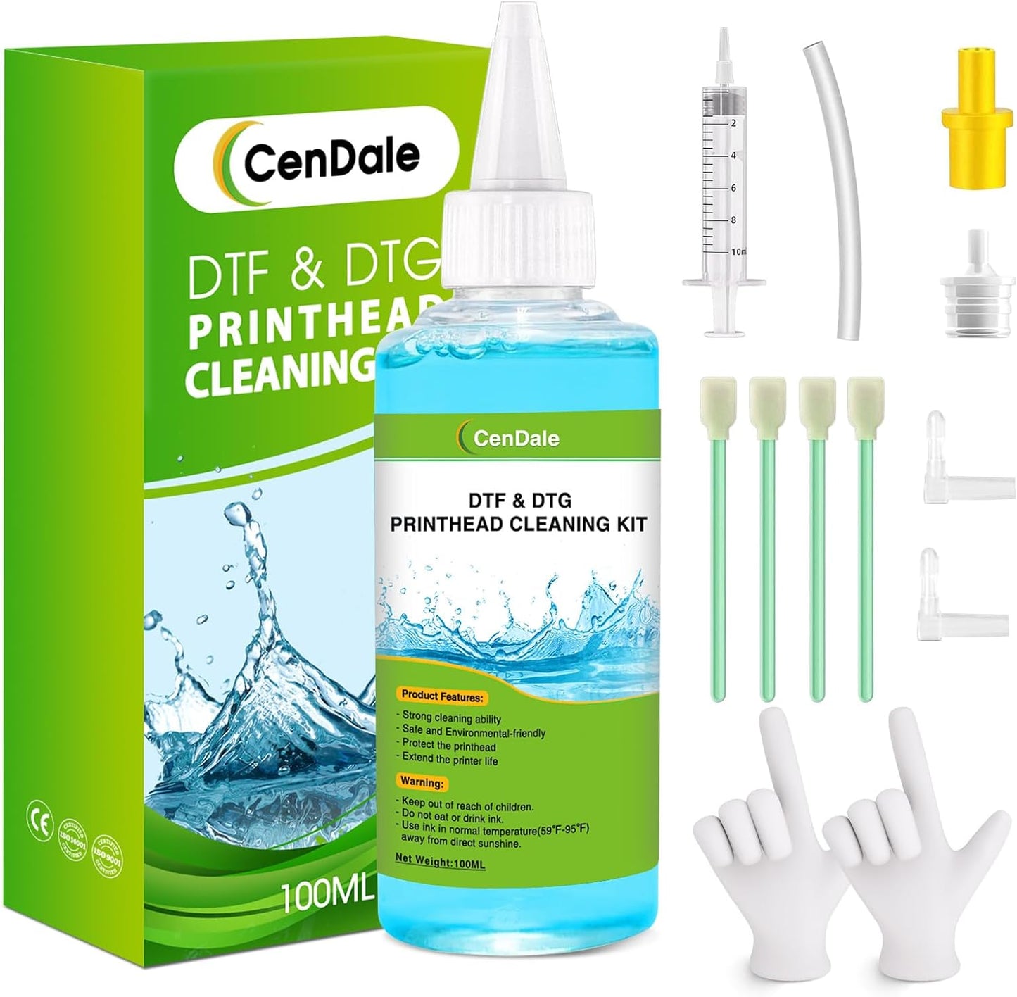 Universal DTF Printhead Cleaner - Premium Kit for Epson Printers