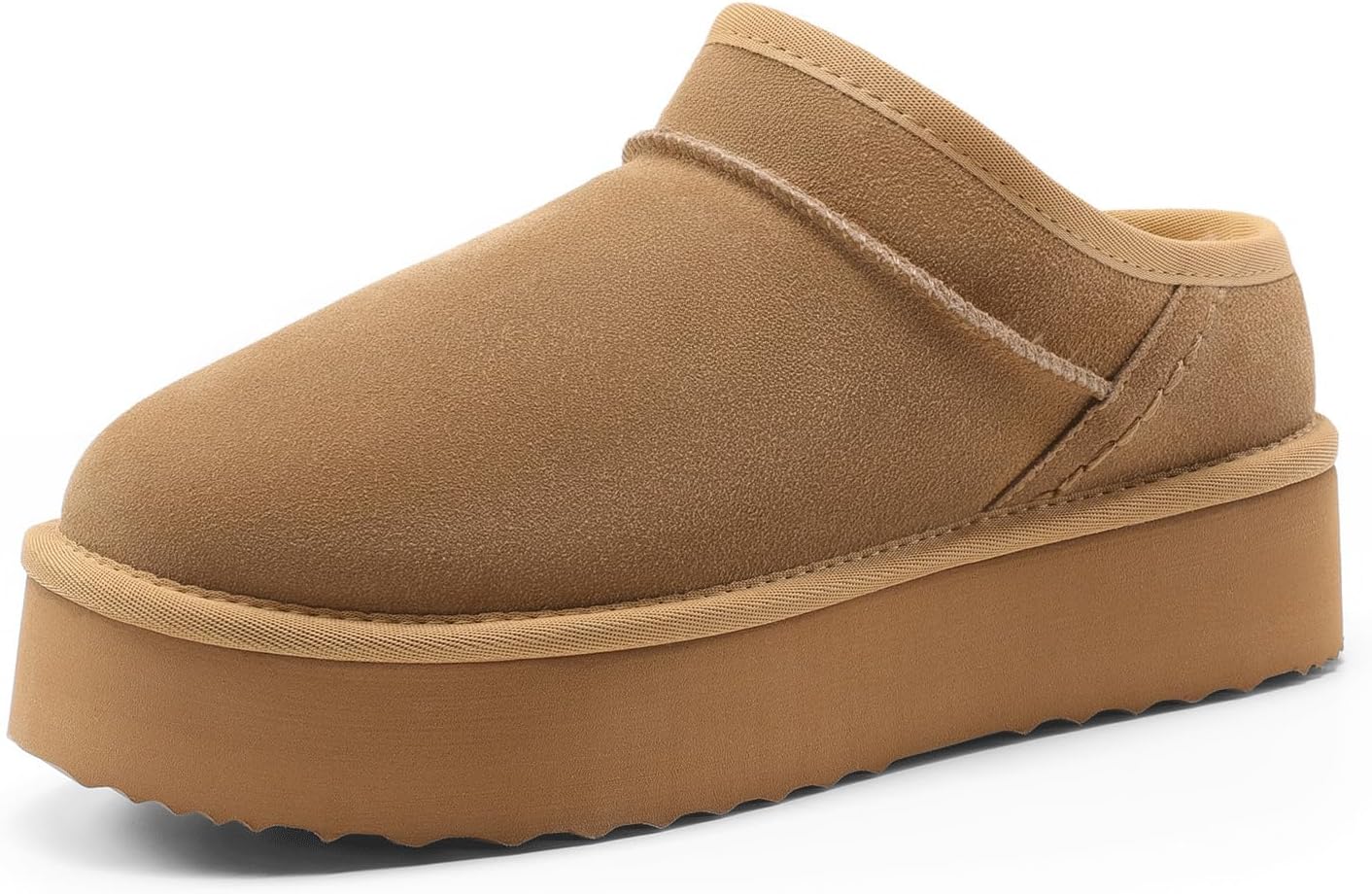Genuine Suede Women's Slippers with Memory Foam for Comfort