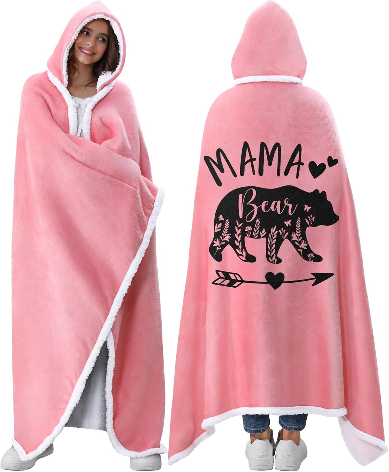 Mama Bear Wearable Blanket: Cozy Mother's Day Gift