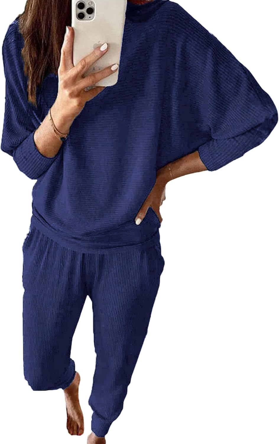 PRETTYGARDEN Women's Fall 2 Piece Lounge Set for Cozy Days