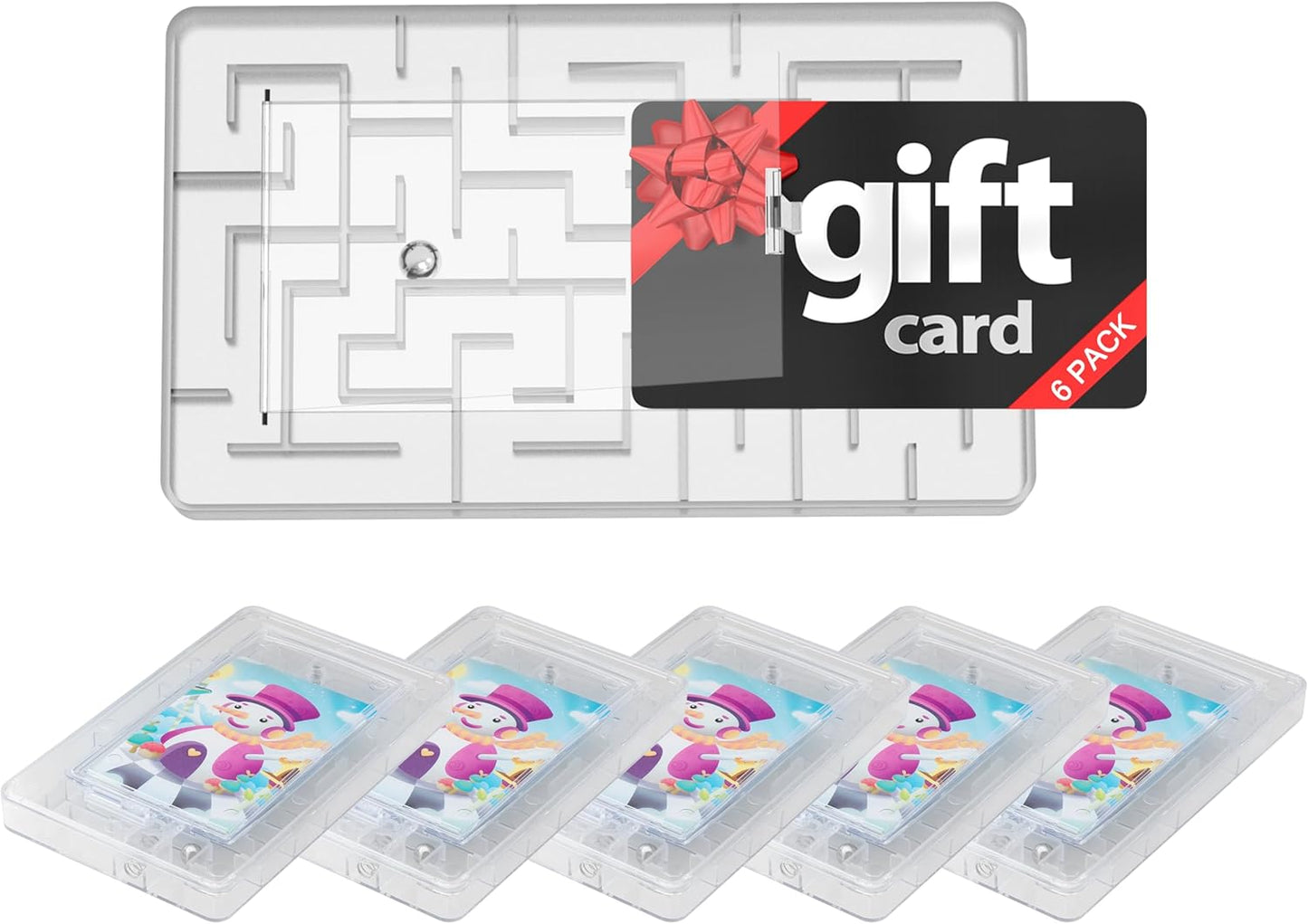 Gift Card Holder 6 Pack - Fun Money Maze Puzzle for All Ages