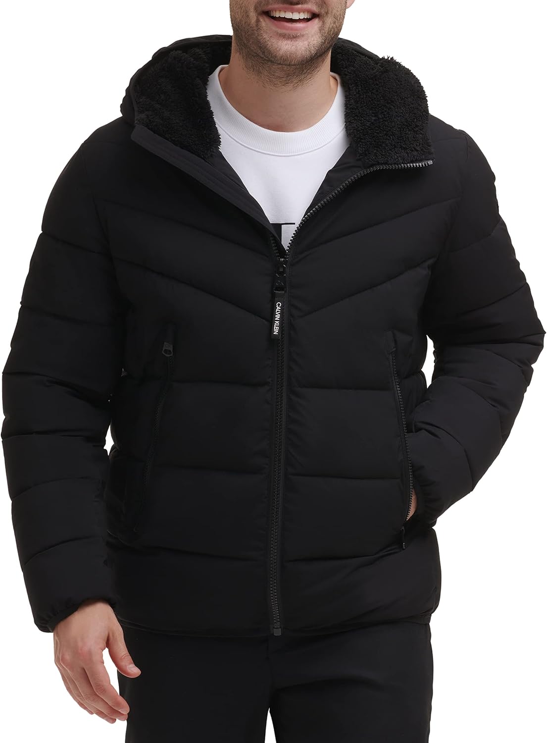 Calvin Klein Men's Alternative Down Puffer Jacket for Winter