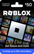 Roblox Gift Card for Robux and Exclusive Virtual Items