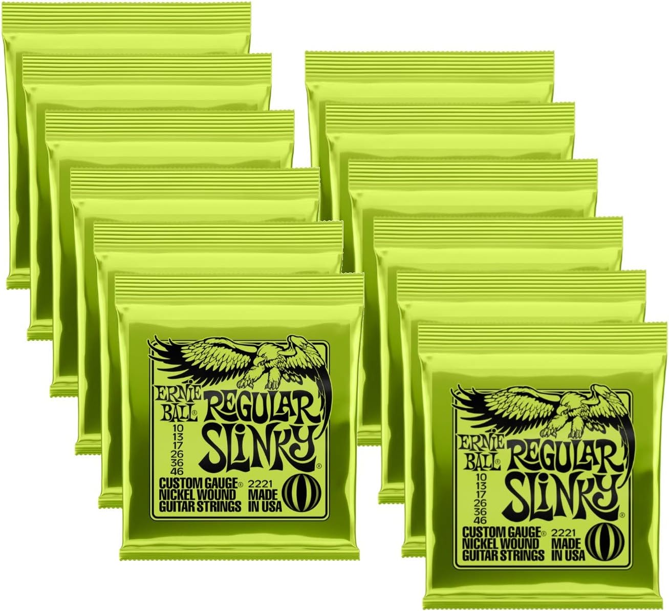 Ernie Ball Regular Slinky Nickel Wound Electric Guitar Strings