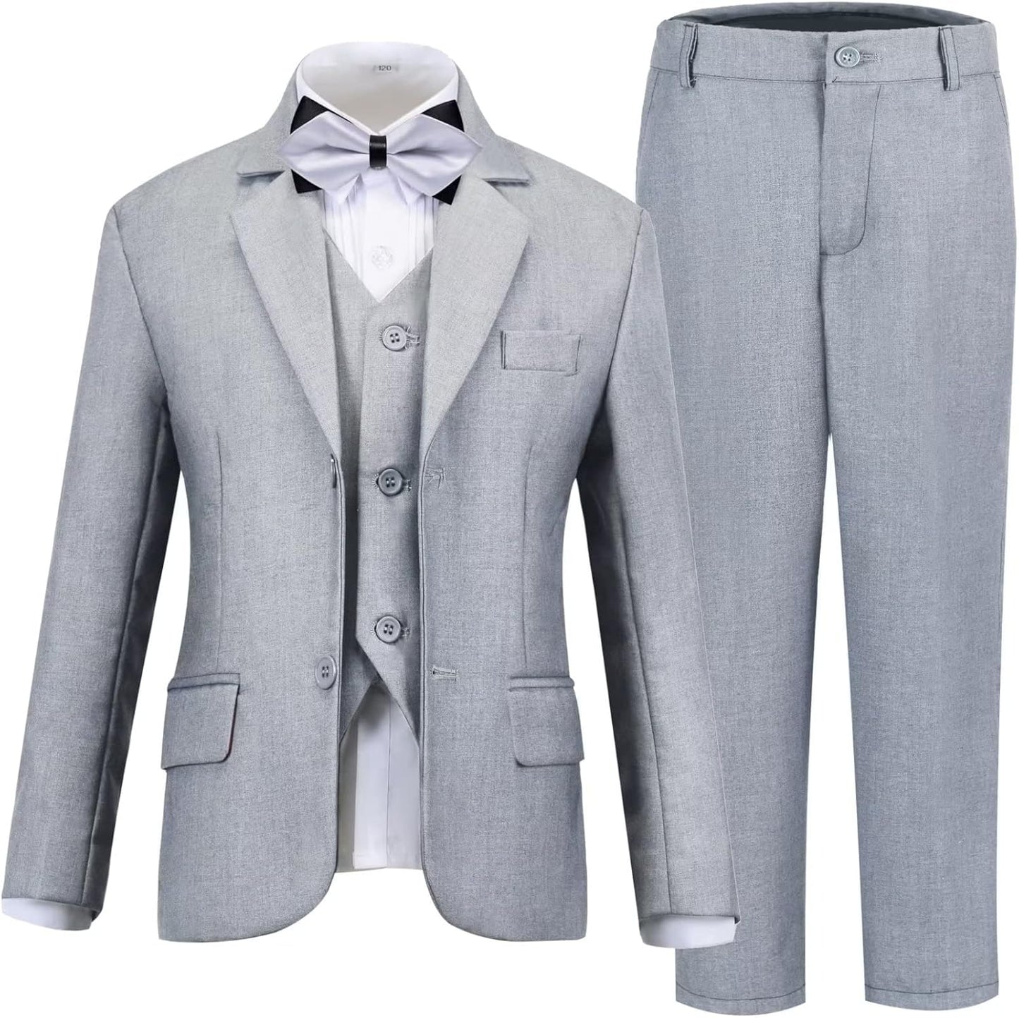 Boys Suits Slim Fit Toddler Tuxedo Set for Weddings and Events