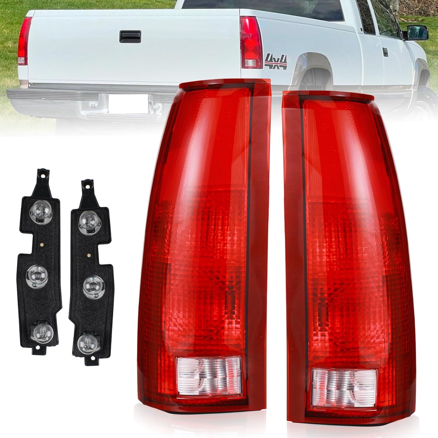 Boine Tail Light for 1988-1999 Chevy GMC Silverado Sierra Models