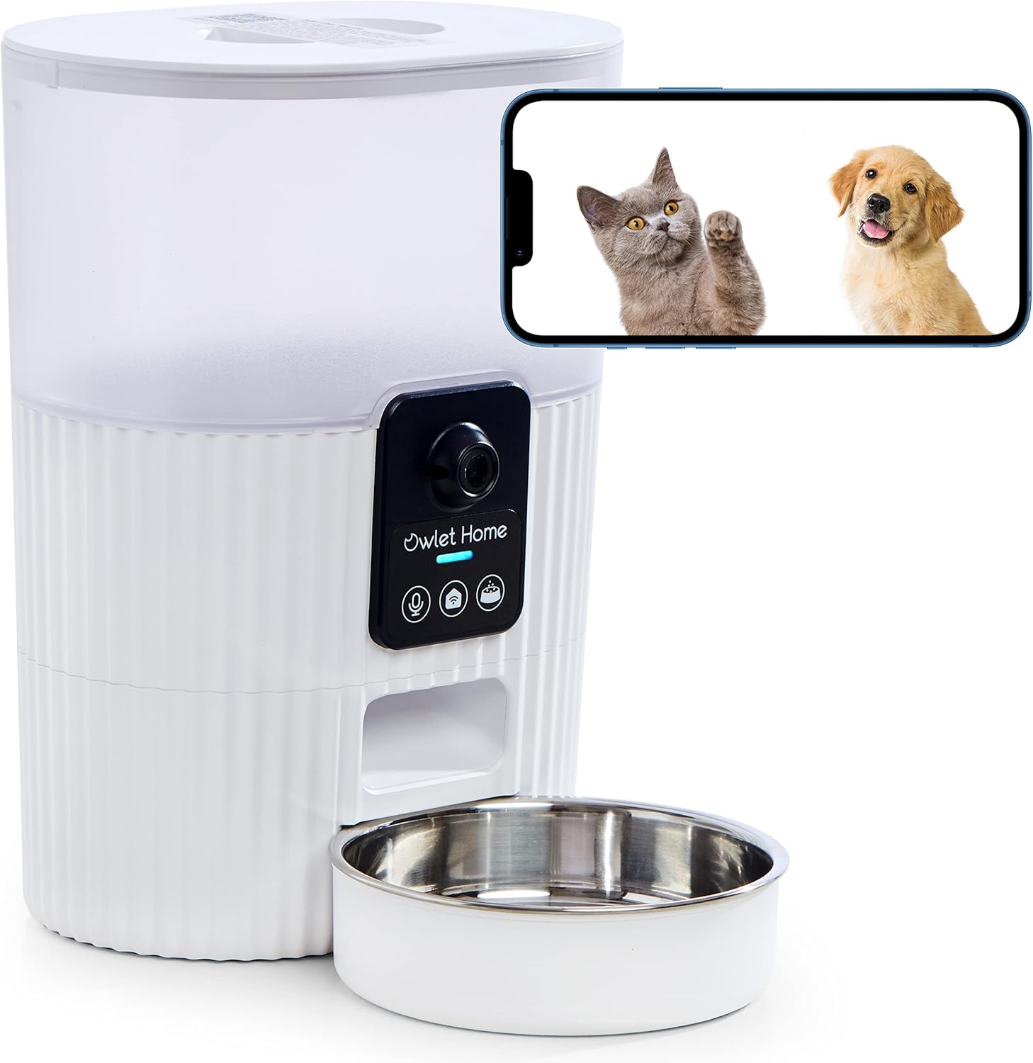 Smart Pet Feeder w/ HD Camera & Night Vision - Owlet Home