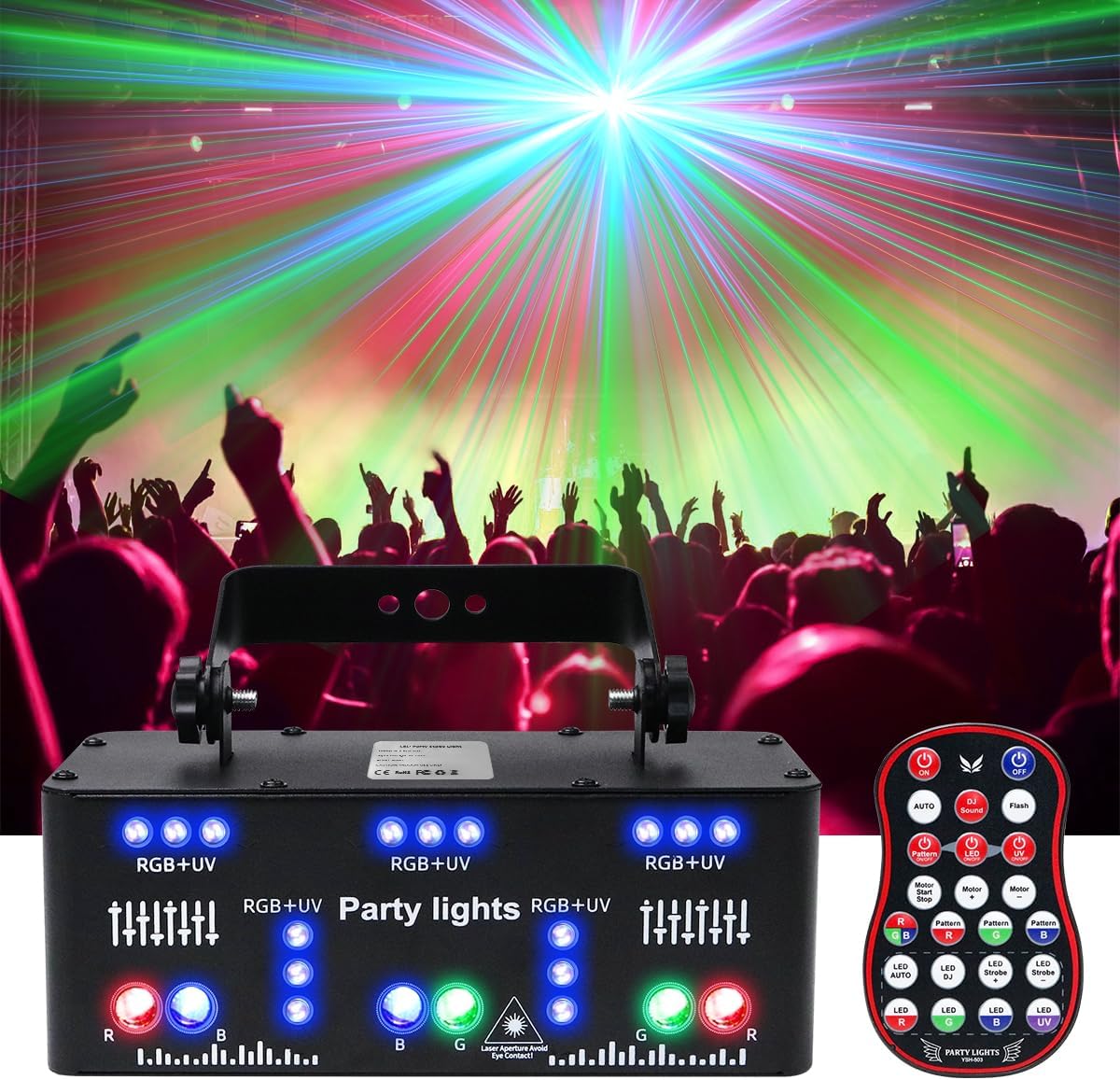 Pro DJ Disco Lights | Sound Activated Strobe