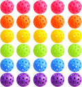 Practice Plastic Baseballs 30 Pack - Durable 40-Hole Training Balls