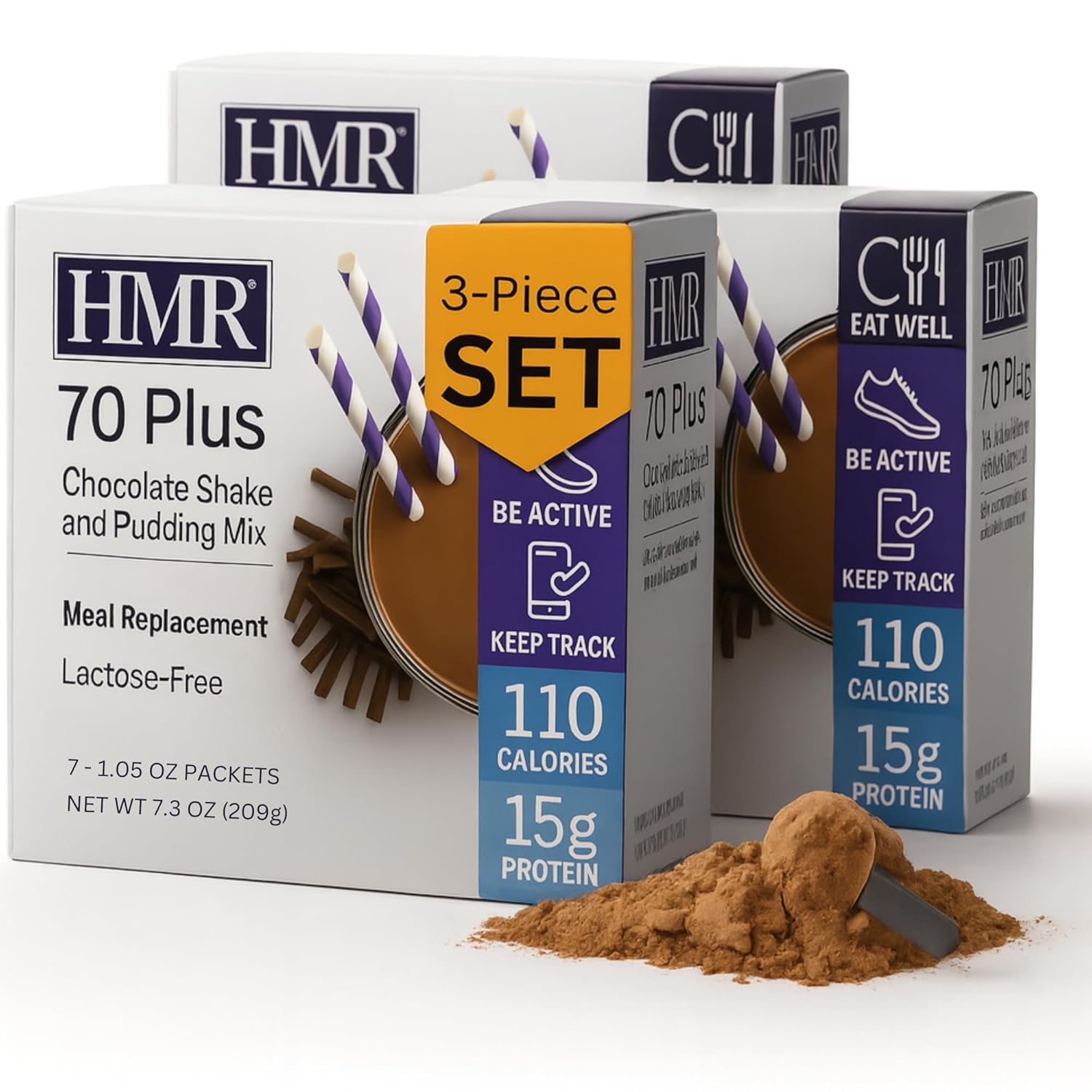 HMR 70 Plus Chocolate Shake & Pudding Mix for Weight Loss