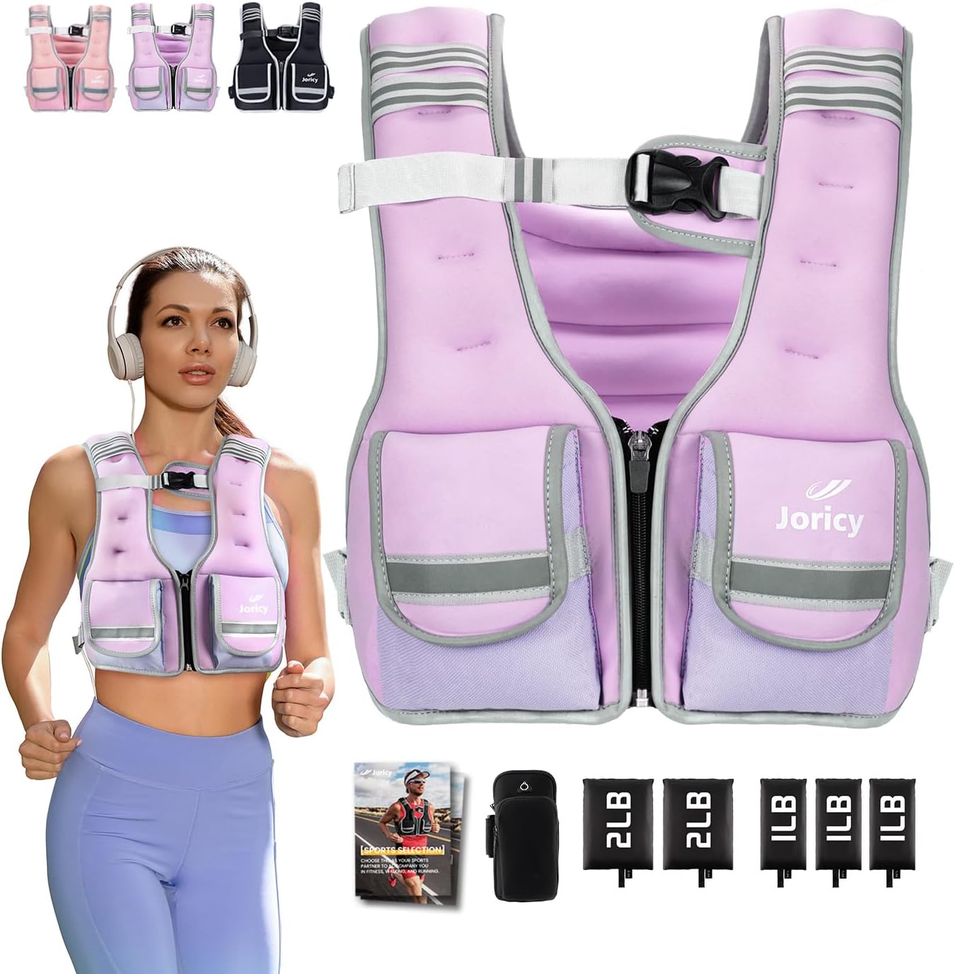Weighted Vest for Men and Women - Adjustable 5-30lb Options