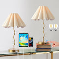 Table Lamps for Bedroom Living Room Gold Set of 2 - Modern Touch