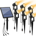 APONUO Outdoor Solar Landscape Lights for Yard Decor and Illumination