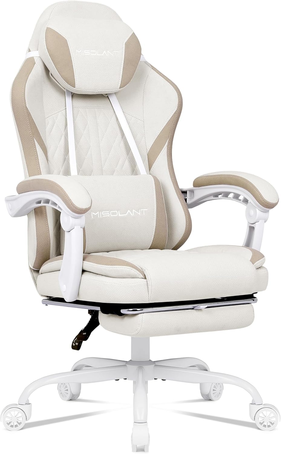 Misolant Gaming Chair with Footrest for Ultimate Comfort