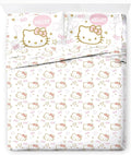 Hello Kitty Pink Queen Sheet Set - Ultra-Soft 4-Piece Bedding