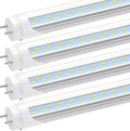 JESLED T8 LED 4FT Type A+B Tubes - Bright, Energy Saving 4-Pack