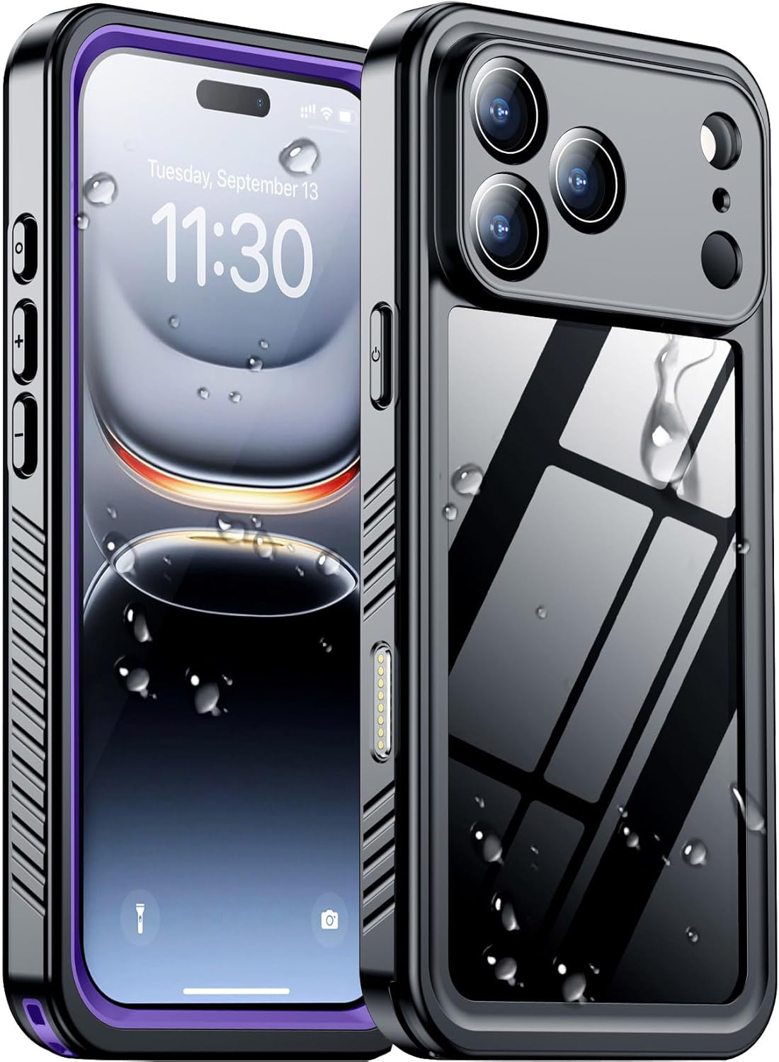 Temdan Waterproof iPhone 17 Pro Case - Full Body Protection