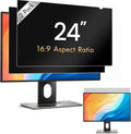 Privacy IQ 24 Inch Monitor Privacy Screen Filter for 60 Degree View