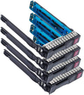 Pack-4 2.5ft SAS SATA Drive Tray Caddy for HP ProLiant - Durable Fit